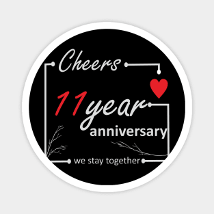 11 Year Anniversay (L) Magnet